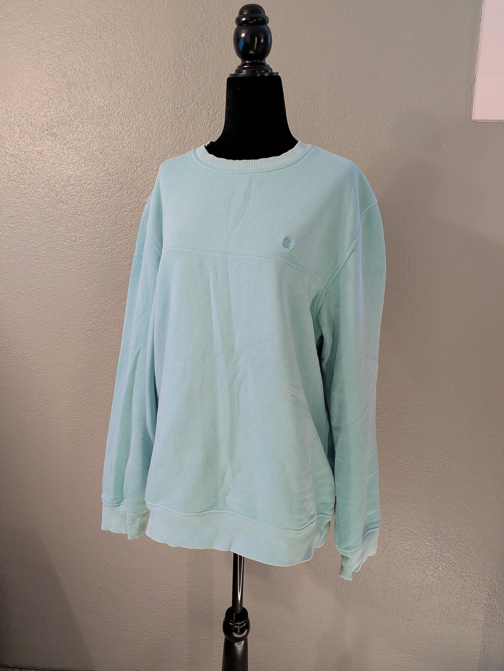 IZOD Mint Green Crewneck Sweatshirt Size Medium